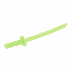 Зброя Lego Меч 10шт Shamshir Katana 21459 6116600 6288255 Yellowish Green Б/У - Retromagaz