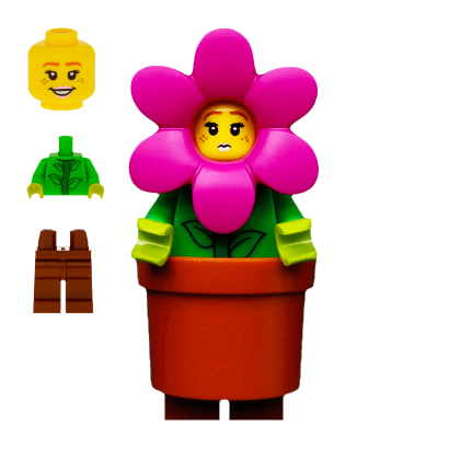 Фигурка Lego Series 18 Flowerpot Girl Collectible Minifigures col325 1 Б/У - Retromagaz