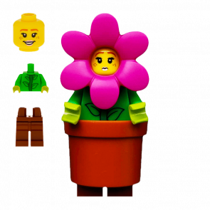 Фигурка Lego Series 18 Flowerpot Girl Collectible Minifigures col325 1 Б/У