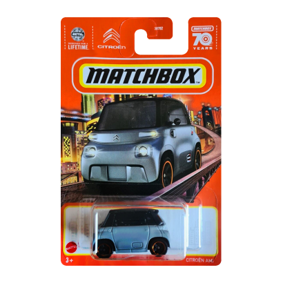 Тематична Машинка Matchbox 2021 Citroën Ami France 1:64 HVV05/HVV31 Grey - Retromagaz