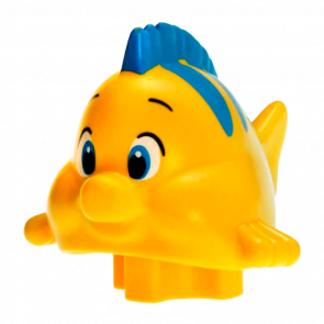 Фігурка Lego Animals Flounder Fish Duplo 11374pb01 Yellow Б/У