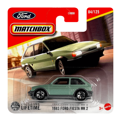 Машинка Велике Місто Matchbox 1983 Ford Fiesta MK 2 Metro 1:64 JBR40 Green - Retromagaz