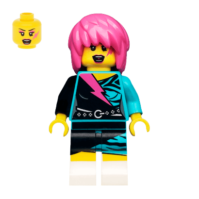 Фигурка Lego Series 7 Rocker Girl Collectible Minifigures col111 Б/У - Retromagaz