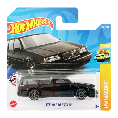 Машинка Базова Hot Wheels Volvo 850 Estate Wagons 1:64 HCX36 Black - Retromagaz