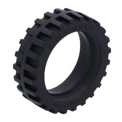 Колесо Lego Шина Offset Tread 43.2 x 14 56898 4539268 Black 10шт Б/У - Retromagaz