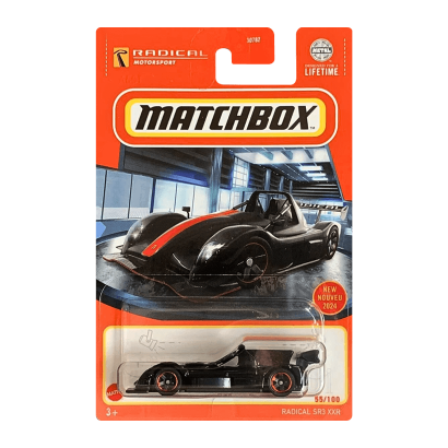 Машинка Велике Місто Matchbox Radical Radical SR3 XXR Showroom 1:64 HVL13 Black - Retromagaz