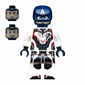 Фигурка Lego Marvel Captain America White Jumpsuit Helmet Super Heroes sh0560 Б/У - Retromagaz