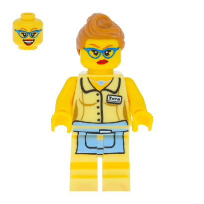 Фігурка Lego Series 11 Diner Waitress Collectible Minifigures col175 Б/У - Retromagaz