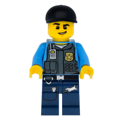 Фігурка Lego Police 973pb1350 Undercover Elite Officer 8 City cty0432 Б/У - Retromagaz