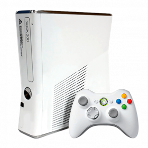 Консоль Microsoft Xbox 360 S Freeboot 250GB White + 5 Вбудованих Ігор Б/У - Retromagaz