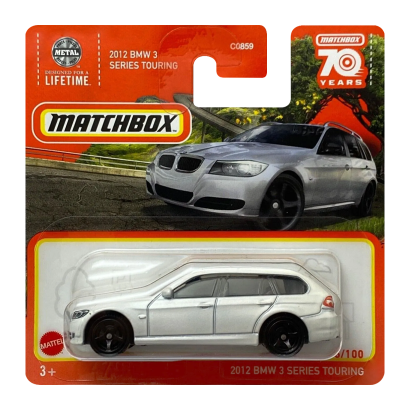 Машинка Велике Місто Matchbox 2012 BMW 3 Series Touring Highway 1:64 HLC71 White - Retromagaz