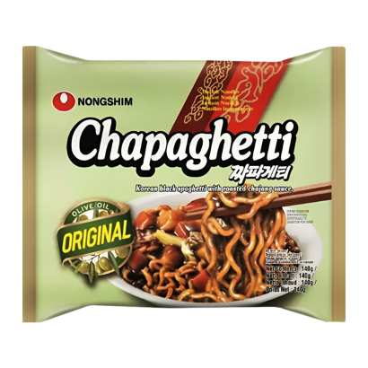 Лапша Nongshim Ramen Chapagetti Овощи и Соевый соус Неострая 140g - Retromagaz