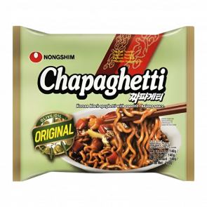 Локшина Nongshim Ramen Chapagetti Овочі та Соєвий Соус Негостра 140g - Retromagaz