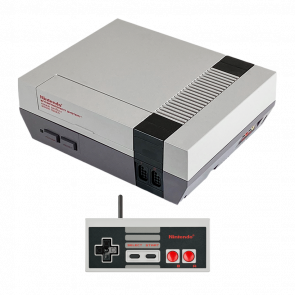 Набір Консоль Nintendo NES FAT Europe Grey Б/У + Геймпад Дротовий Grey 2.7m Б/У - Retromagaz