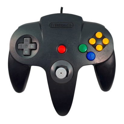 Геймпад Дротовий Nintendo N64 NUS-005 Black 1.8m Б/У - Retromagaz