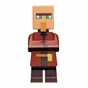 Фигурка Lego Minecraft Villager Dark Tan Pouch Brown Legs Games min092 Б/У - Retromagaz