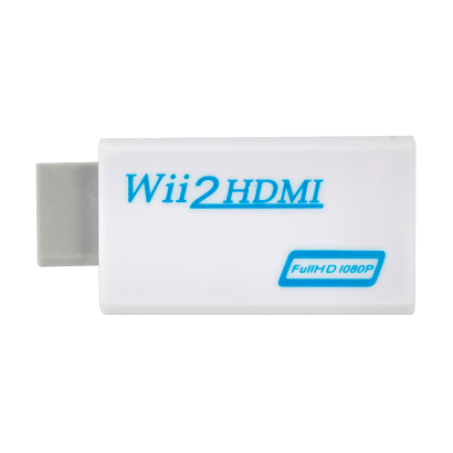 Адаптер RMC Wii Converter HDMI 1.4 + Jack 3.5 - AV Multi Out White Новий - Retromagaz