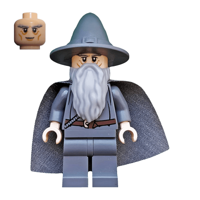 Фігурка Lego Lord of the Rings Gandalf the Grey Wizard Witch Hat Films lor001 Б/У - Retromagaz