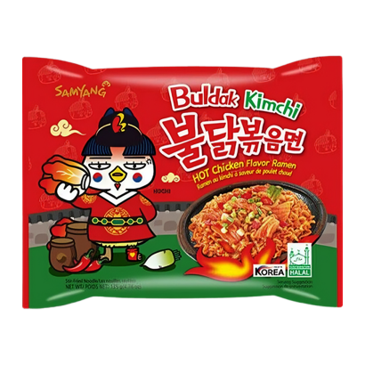 Локшина Samyang Buldak Kimchi HOT Chicken Flavor Гостра 135g - Retromagaz