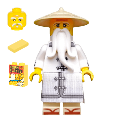 Фігурка Lego Інше Master Sensei Wu Movie Ninjago coltlnm-4 1 Новий - Retromagaz