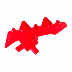 Зброя Lego Сокира Blade with Bars and 5 Spikes 23861 28683 6136406 Trans-Red 4шт Б/У