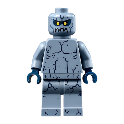 Фигурка Lego Stone Monster Army Stone Stomper Small Dark Blue Cracks Nexo Knights nex096 Б/У - Retromagaz