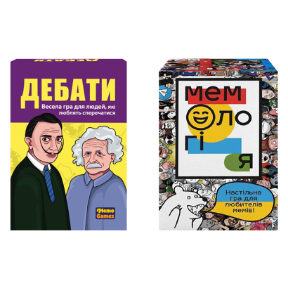 Набор Настольная Игра Дебати  + Мемология - Retromagaz