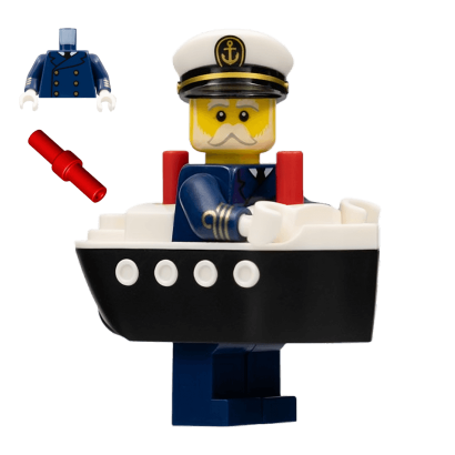 Фигурка Lego Series 23 Ferry Captain Collectible Minifigures col407 Б/У - Retromagaz