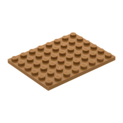 Пластина Lego Обычная 6 x 8 3036 4251796 Dark Tan 10шт Б/У - Retromagaz