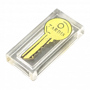 Плитка RMC Декоративна 'Tardis' Key Pattern 1 x 2 Trans Clear 4шт Новий