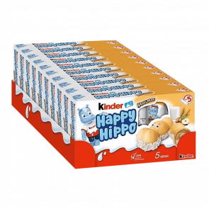 Набор Батончик Kinder Happy Hippo Haselnuss 5 Pieces 103g 10шт - Retromagaz