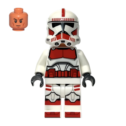 Фігурка Lego Республіка Clone Shock Trooper Coruscant Guard Phase 2 Star Wars sw1305 75372 Б/У - Retromagaz