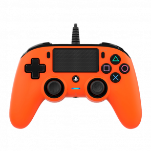 Геймпад Проводной Nacon PlayStation 4 Wired Compact Controller Orange Б/У - Retromagaz