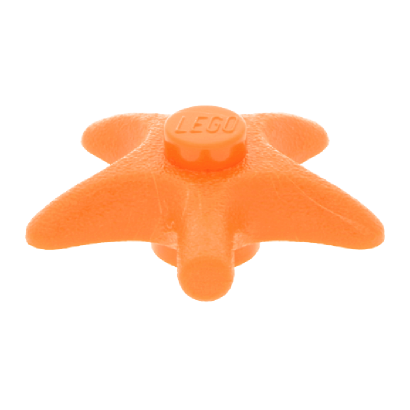 Фігурка Lego Вода Starfish Sea Star Animals x112 33122 6020317 Orange Б/У - Retromagaz