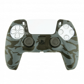 Чехол Силиконовый RMC PlayStation 5 Urban Camo Grey Новый - Retromagaz