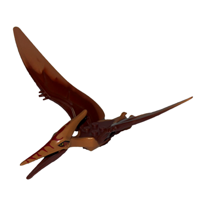 Фигурка Lego Воздух Dinosaur Pteranodon with Reddish Brown Back Animals Ptera02 Medium Nougat Б/У - Retromagaz