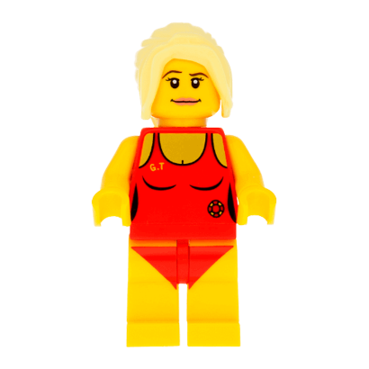 Фігурка Lego Series 2 Lifeguard Collectible Minifigures col024 Б/У - Retromagaz