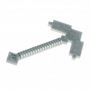 Зброя Lego Minecraft Pickaxe Pixelated 18789 6104264 Flat Silver 2шт Б/У