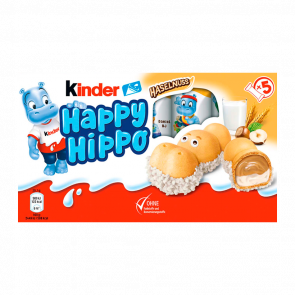 Батончик Kinder Happy Hippo Haselnuss 5 Pieces 103g