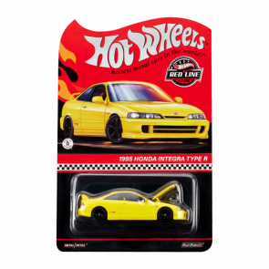 Машинка Premium Hot Wheels 1995 Honda Integra Type R Red Line Club RLC 1:64 HWF15 Yellow