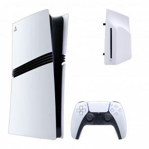 Набір Консоль Sony PlayStation 5 Pro 2TB White Новий  + Дисковод Slim Disc Drive - Retromagaz