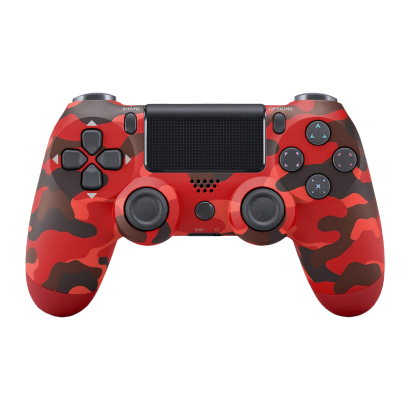 Геймпад Бездротовий RMC PlayStation 4 DoubleShock 4 Red Camo Б/У - Retromagaz