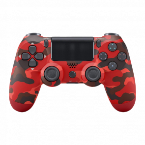 Геймпад Беспроводной RMC PlayStation 4 DoubleShock 4 Red Camo Б/У - Retromagaz