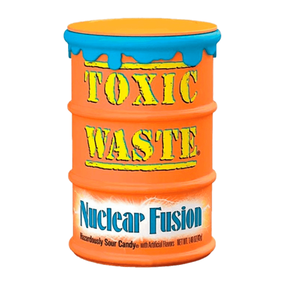 Цукерки Toxic Waste Orange Nuclear Fusion Sour Candy 42g - Retromagaz