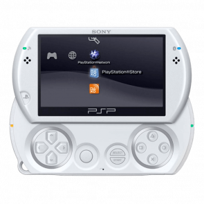 Консоль Sony PlayStation Portable Go PSP-N1xxx Модифицированная 16GB White + 5 Встроенных Игр Б/У