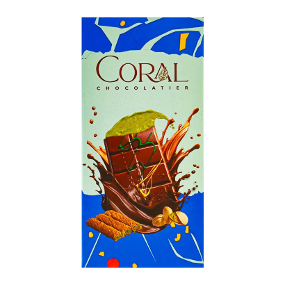 Шоколад Coral Дубайский с Фисташкой 30% 100g - Retromagaz