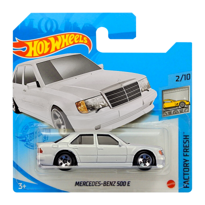 Машинка Базовая Hot Wheels Mercedes-Benz 500 E Factory Fresh 1:64 HCY42 White - Retromagaz