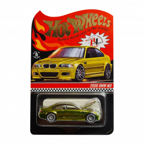 Машинка Premium Hot Wheels 2006 BMW M3 Red Line Club RLC 1:64 GLH84 Yellow