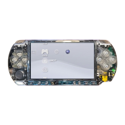 Консоль Sony PlayStation Portable Slim PSP-2ххх Limited Edition Модифікована 32GB Trans Clear + 5 Вбудованих Ігор Б/У - Retromagaz