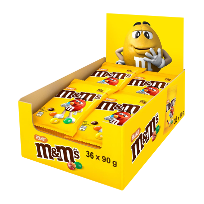 Набор Драже M&M's с Арахисом 90g 36шт - Retromagaz